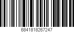 Código de barras (EAN, GTIN, SKU, ISBN): '6841818267247'