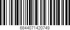 Código de barras (EAN, GTIN, SKU, ISBN): '6844071420749'
