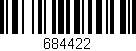 Código de barras (EAN, GTIN, SKU, ISBN): '684422'