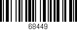 Código de barras (EAN, GTIN, SKU, ISBN): '68449'