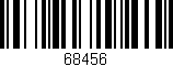 Código de barras (EAN, GTIN, SKU, ISBN): '68456'