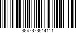 Código de barras (EAN, GTIN, SKU, ISBN): '6847673914111'