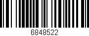 Código de barras (EAN, GTIN, SKU, ISBN): '6848522'