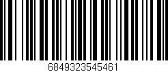 Código de barras (EAN, GTIN, SKU, ISBN): '6849323545461'