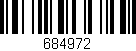 Código de barras (EAN, GTIN, SKU, ISBN): '684972'