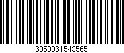Código de barras (EAN, GTIN, SKU, ISBN): '6850061543565'