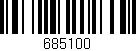 Código de barras (EAN, GTIN, SKU, ISBN): '685100'