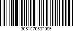 Código de barras (EAN, GTIN, SKU, ISBN): '6851070597396'