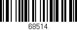 Código de barras (EAN, GTIN, SKU, ISBN): '68514'