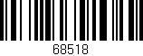 Código de barras (EAN, GTIN, SKU, ISBN): '68518'