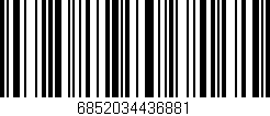 Código de barras (EAN, GTIN, SKU, ISBN): '6852034436881'