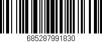Código de barras (EAN, GTIN, SKU, ISBN): '685287991830'