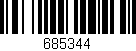 Código de barras (EAN, GTIN, SKU, ISBN): '685344'