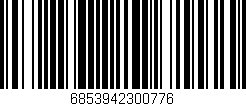 Código de barras (EAN, GTIN, SKU, ISBN): '6853942300776'