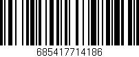 Código de barras (EAN, GTIN, SKU, ISBN): '685417714186'