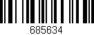 Código de barras (EAN, GTIN, SKU, ISBN): '685634'