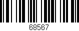 Código de barras (EAN, GTIN, SKU, ISBN): '68567'