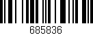 Código de barras (EAN, GTIN, SKU, ISBN): '685836'