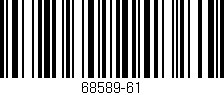 Código de barras (EAN, GTIN, SKU, ISBN): '68589-61'