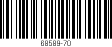Código de barras (EAN, GTIN, SKU, ISBN): '68589-70'