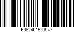 Código de barras (EAN, GTIN, SKU, ISBN): '6862401539947'