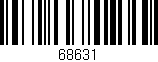 Código de barras (EAN, GTIN, SKU, ISBN): '68631'