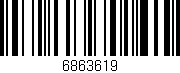 Código de barras (EAN, GTIN, SKU, ISBN): '6863619'