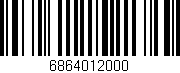 Código de barras (EAN, GTIN, SKU, ISBN): '6864012000'