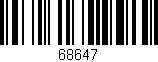 Código de barras (EAN, GTIN, SKU, ISBN): '68647'