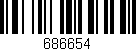 Código de barras (EAN, GTIN, SKU, ISBN): '686654'
