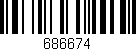 Código de barras (EAN, GTIN, SKU, ISBN): '686674'