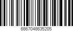 Código de barras (EAN, GTIN, SKU, ISBN): '6867048635205'