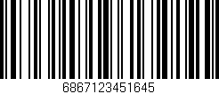 Código de barras (EAN, GTIN, SKU, ISBN): '6867123451645'