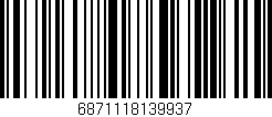 Código de barras (EAN, GTIN, SKU, ISBN): '6871118139937'
