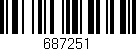 Código de barras (EAN, GTIN, SKU, ISBN): '687251'