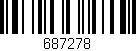 Código de barras (EAN, GTIN, SKU, ISBN): '687278'