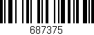 Código de barras (EAN, GTIN, SKU, ISBN): '687375'