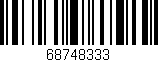 Código de barras (EAN, GTIN, SKU, ISBN): '68748333'