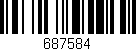 Código de barras (EAN, GTIN, SKU, ISBN): '687584'