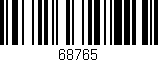 Código de barras (EAN, GTIN, SKU, ISBN): '68765'