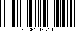 Código de barras (EAN, GTIN, SKU, ISBN): '6876611970223'