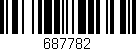 Código de barras (EAN, GTIN, SKU, ISBN): '687782'