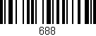 Código de barras (EAN, GTIN, SKU, ISBN): '688'
