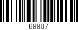 Código de barras (EAN, GTIN, SKU, ISBN): '68807'