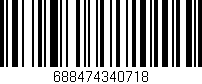 Código de barras (EAN, GTIN, SKU, ISBN): '688474340718'