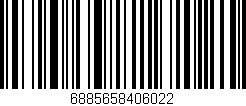 Código de barras (EAN, GTIN, SKU, ISBN): '6885658406022'