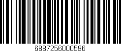 Código de barras (EAN, GTIN, SKU, ISBN): '6887256000596'
