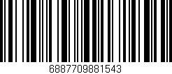 Código de barras (EAN, GTIN, SKU, ISBN): '6887709881543'