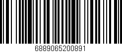 Código de barras (EAN, GTIN, SKU, ISBN): '6889065200891'