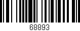 Código de barras (EAN, GTIN, SKU, ISBN): '68893'